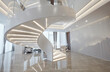 Modern Chinese style office, 
Wide and bright lobby and stairs