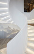 © lichaoshu - Modern Chinese style office, Close up beautiful spiral staircase