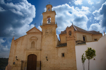 Old church in the Old Town of Antequera in Andalusia, Spain