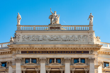 Wall Mural - Burg theater on Ringstrasse street, Vienna, Austria