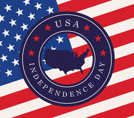 Wall Mural - USA independence day