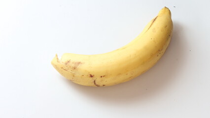 1 banana on a white background