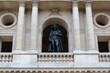 Architectural detail of the Musée de l'Armée (Army Museum), national military museum of France located at Les Invalides in the 7th arrondissement of Paris