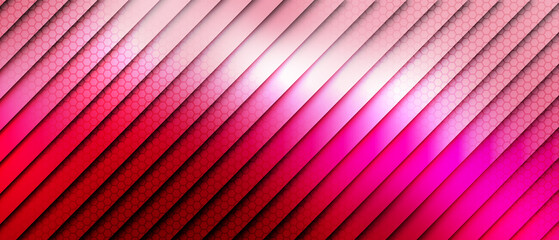 Abstract geometric background. Dynamic red shapes