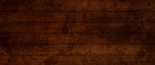 Dark And Wooden Boards With Texture Background. 