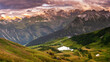 Alps mountain landscape Fellhorn Bavaria Germany