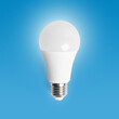 led light bulb isolated on white