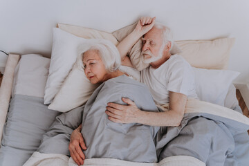 Wall Mural - Elderly couple at home