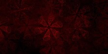 Dark Red Vector Background With Spots.