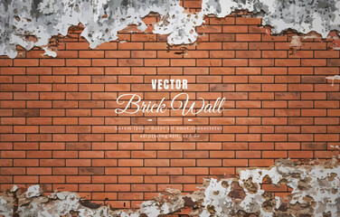Wall Mural - beautiful block brick wall pattern texture background