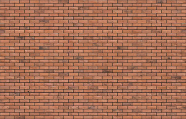 Wall Mural - beautiful brown block brick wall seamless pattern texture background