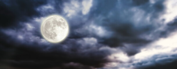 night starry sky moon moonlight nebula dark blue nature landscape weather forecast cosmic background