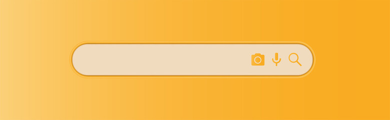 Wall Mural - search bar. search internet box, website ui bars with shadows and blank online search engine with ve