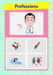 © tugiba - This worksheet is about matching occupations to related objects.