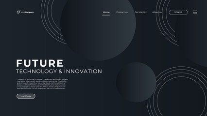 Flat design web page templates of graphic design, website design and development, social media, business service. Modern black vector illustration concepts for website and mobile website development