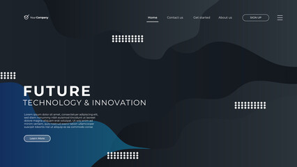 Flat design web page templates of graphic design, website design and development, social media, business service. Modern black vector illustration concepts for website and mobile website development