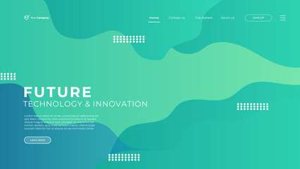 Flat design web page templates of graphic design, website design and development, social media, business service. Modern turquoise vector illustration concepts for website and mobile website
