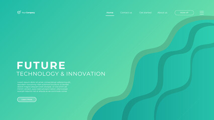Flat design web page templates of graphic design, website design and development, social media, business service. Modern turquoise vector illustration concepts for website and mobile website