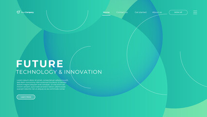 Flat design web page templates of graphic design, website design and development, social media, business service. Modern turquoise vector illustration concepts for website and mobile website