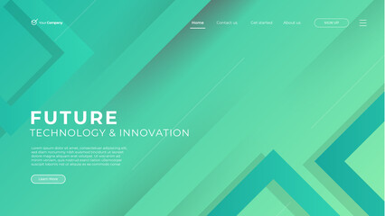 Flat design web page templates of graphic design, website design and development, social media, business service. Modern turquoise vector illustration concepts for website and mobile website