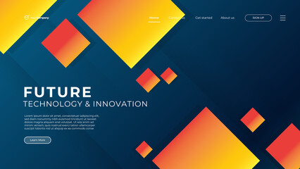 Flat design web page templates of graphic design, website design and development, social media, business service. Modern blue vector illustration concepts for website and mobile website development