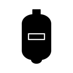 Sticker - Unique Expansion Tank Vector Glyph Icon