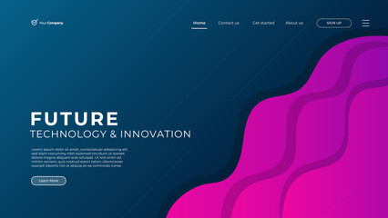 Wall Mural - Web Design. Website landing page for monitor, laptop, tablet, phone. Creating UI UX website design. Web page for website and mobile site. Isometric landing page. Vector web banner.