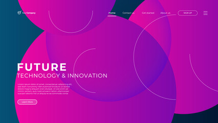 Wall Mural - web design. website landing page for monitor, laptop, tablet, phone. creating ui ux website design. 