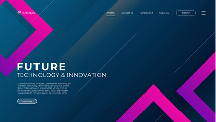 Wall Mural - web design. website landing page for monitor, laptop, tablet, phone. creating ui ux website design. 