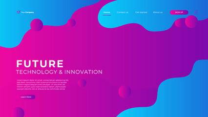 Wall Mural - web design. website landing page for monitor, laptop, tablet, phone. creating ui ux website design. 