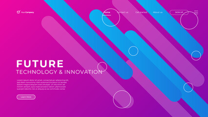 Wall Mural - web design. website landing page for monitor, laptop, tablet, phone. creating ui ux website design. 