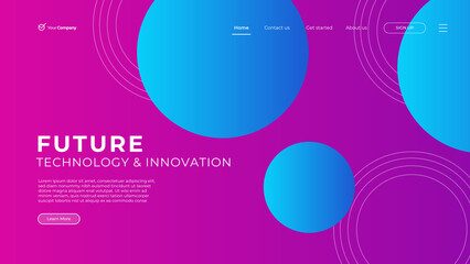 Wall Mural - web design. website landing page for monitor, laptop, tablet, phone. creating ui ux website design. 
