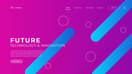 Wall Mural - web design. website landing page for monitor, laptop, tablet, phone. creating ui ux website design. 
