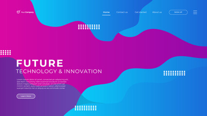 Wall Mural - web design. website landing page for monitor, laptop, tablet, phone. creating ui ux website design. 