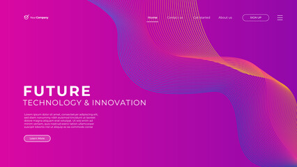 Wall Mural - web design. website landing page for monitor, laptop, tablet, phone. creating ui ux website design. 