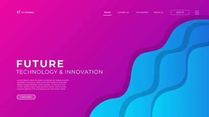 Wall Mural - web design. website landing page for monitor, laptop, tablet, phone. creating ui ux website design. 