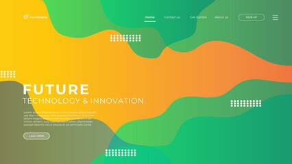 Wall Mural - web design. website landing page for monitor, laptop, tablet, phone. creating ui ux website design. 