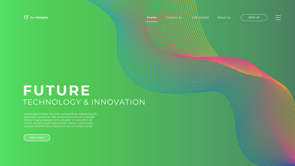 Wall Mural - web design. website landing page for monitor, laptop, tablet, phone. creating ui ux website design. 