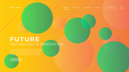 Wall Mural - web design. website landing page for monitor, laptop, tablet, phone. creating ui ux website design. 