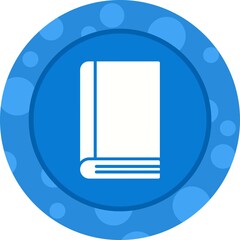 Sticker - Unique Book Vector Glyph Icon