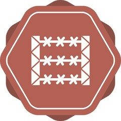 Sticker - Unique Wire Vector Glyph Icon