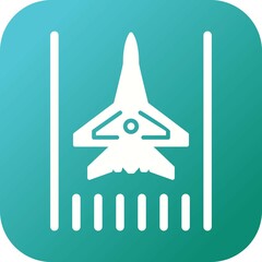 Poster - Unique Airbase Vector Glyph Icon