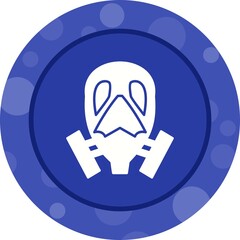 Poster - Unique Oxygen Mask Vector Glyph Icon