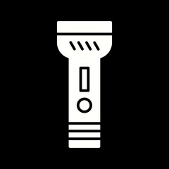 Poster - Unique Flashlight Vector Glyph Icon