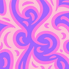 Abstract Background With Swirls And Curves Waves Arabic Ornament