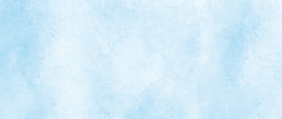 pastel blue paper texture pattern background with space, creative and painted cloudy sky blue waterc