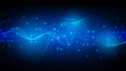 Wall Mural - circuit technology background