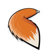 funny cartoon illustration of a foxtail