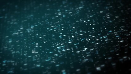 Wall Mural - big data digital business hitech background/ 4k animation of an abstract wallpaper big data business