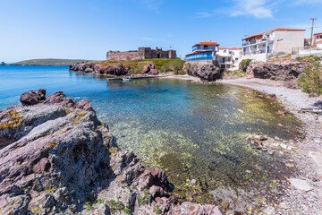 Wall Mural - Sigri Village view İn Lesvos Island of Greece